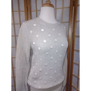 Gap Sm Monochromatic Sequined Sweater